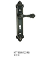 门业图片-HTT-8595-123AB 青古铜锌合金门锁图片